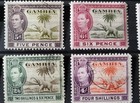 British Gambia 1937-38-46 Scott   132-143 Stamps    3 Sets Cat Value   140
