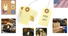 Reinforced Manila Tags With Wire - 100pcs Blank Labels For Garage Sales And More