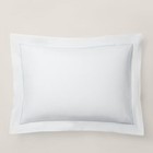 Ralph Lauren Palmer Percale Standard Sham Pale Sky Blue Organic Cotton 20x28 New