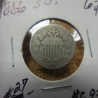 1866 Shield Nickel With Rays