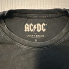 Ac dc Lucky Brand Fly On The Wall Tour 1985 Men s T-shirt Black Size S