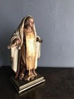 Antique Spanish Colonial Statue Santo Madonna
