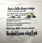 Vintage Fruit Of The Loom The Beach Boys 1994 Little Deuce Coupe T-shirt Sz  Xl