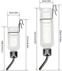 2 Pcs Pet Cage Water Bottle No Drip Small Animal Water Bottle  Hanging Waterer F