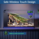 Qzq Fish Tank Thermometer Aquarium Wireless Touch Stick White