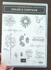 Stampin  Up  Color   Contour Stamp Set Floral Amazing Thank You  read  Unused 