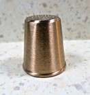 Vintage Solid Brass Thimble    love    Made In The U s a 