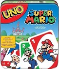 Uno Card Game Super Mario Themed Deck 112 Cards Collector Tin Family Matching