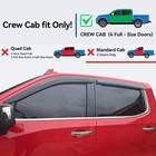 Window Visors Rain Guards 2019-26 Ram 1500 Crew Cab Out-channel