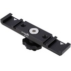 Dual Cold Shoe Mount Bracket dual Hot Shoe Extension Bar dual Cold Shoe Mount   