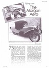 3 Lot Morgan Vintage Three-wheelers  Detailed Magazine Articles  Us Mail   3 60