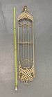 Vintage Salvage Cast Wrought Iron Garden Trellis Planter plate Holder Metal 44 