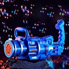 Gatling Bubble Gun Machine Children s Automatic Electric Bubble Machine Porous L
