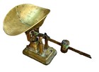 Vintage Fairbanks Scale Iron   Brass Original Paint Patina Antique  Works
