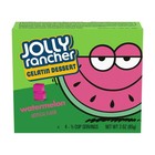 Jolly Rancher Watermelon Gelatin Jello Dessert Instant Mix 3oz Box - Lot Of 4