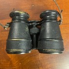 Vintage French Binoculars Field Glasses Opera Audobon Paris Leather Case Antique