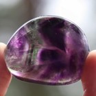 Tumbled Polished Stone  Fluorescent Fluorite  flu41 