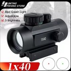 Tactical Optics Riflescope Red Green Dot Sight Scope 11 20mm Rail Hunting 1x40mm