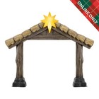 6 Ft Nativity Creche With Lighted Star Outdoor Christmas Display