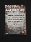 2018 Topps Walking Dead Season 8 Part 1 Costume Relic  wr-3 Walker 06 25