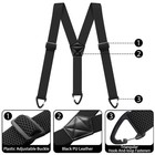 Heavy Duty Elastic Suspenders For Men Trouser Pants Braces Strap Work Belt