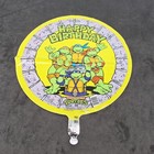 Vintage M   D Mylar Helium Party Balloon Tmnt Teenage Mutant Ninja Turtles Four