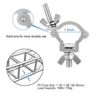 10pcs Heavy Duty Truss Clamp For 30-35mm Pipes 165lb Capacity Dj Lighting