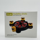True Roulette Shots Game Group Drinking Set Adult Spinner Party 4 Shot Glasses