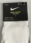 Nike Vapor Knee-high Baseball Training Socks 2 Pack Sx4810-120 White Large