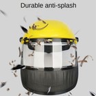 Full Face Cover Shield Safety Helmet Super Protective Transparent Safety Mask Us