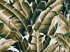 Vintage Tradewind Tropical Banana Leaf Barkcloth By Hoffman Intl   per Yard 