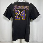 Kobe Bryant  24 Los Angeles Lakers Nba Adidas Black Jersey T-shirt Men s Xl