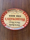 Wiedemann   s Fine Beer Newport  Ky Oval Metal Beer Tray