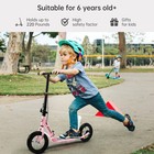 Foldable Commuter Kick Scooter For Teens Kids W  12  Large Air Rubber Tires Xmas