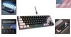 65  Wireless Gaming Keyboard  Rechargeable Backlit Gaming Keyboard  68 Keys U   