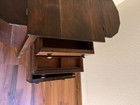 Antique  Martha Washington Sewing Cabinet Hardwood 3 Drawers