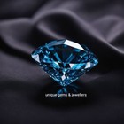 10 Ct Fancy Blue Round Cut Vvs1 Diamond Premium Quality Loose Gemstone 1  Gift