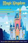 Walt Disney World Epcot Magic Kingdom Hollywood Studios Animal 40th Posters