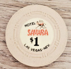  1 Las Vegas Sahara Vintage Casino Chip
