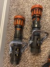 Elkhart Brass Chief 4000-14 Nozzle With Bale Fire Firefighter Hose Fog Straight