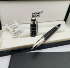 Montblanc Starwalker 2026 Rubber Black Rollerball Pen Platinum Trim Full Box