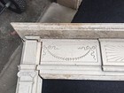 C1880 Antique Classic Design Wooden Mantle Fireplace Surround Bow   Swag 8  X 67