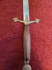 Wood Grain Handle Sword With Case