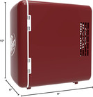 Mis135drp Dr  Pepper Mini Portable Compact Personal Fridge Cooler  4 Liter Capac