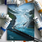 Lukas Berlin Pro Artists Water Mixable Oil Paint Set Of 10 20ml Selection Set