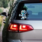Cute Blue Robot - Vinyl Decal Sticker - Car Window Laptop - Ebn12559