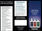 Novus 1 2 3 Plastic Polish System  3x 2oz  Plastic Polish 