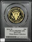 2014 W Proof 50th Anniversary Gold Kennedy Half Dollar 50c Pcgs Pr 69 Dcam