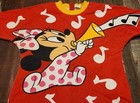 Vintage Minnie Mouse All Over Print Romper Jumper 1 Piece 24mo 2t Disney Babies