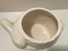 Vintage Swan Graceful Head Tucked White Ceramic Planter Vase Japan 9 x6 x4 5 